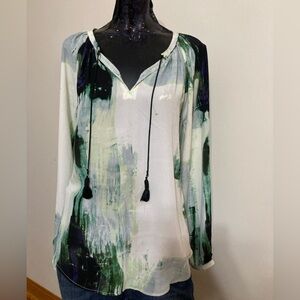 Elegant Green and Black Women's Top
Item# TSbl11